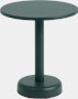 Linear Steel Side Table 16.5 x 18.5, Dark Green