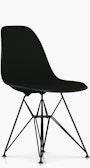 Eames Upholstered Molded Plastic Side Chair DSR - Wire Leg