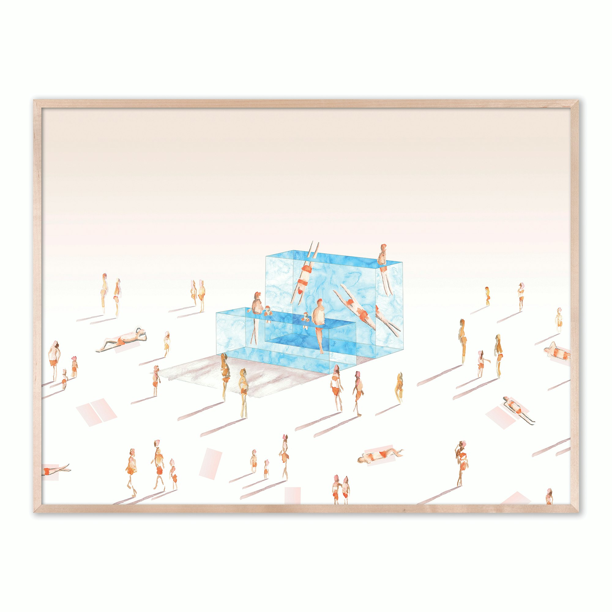 "BeachLand Pools R81-82" by Eddie K