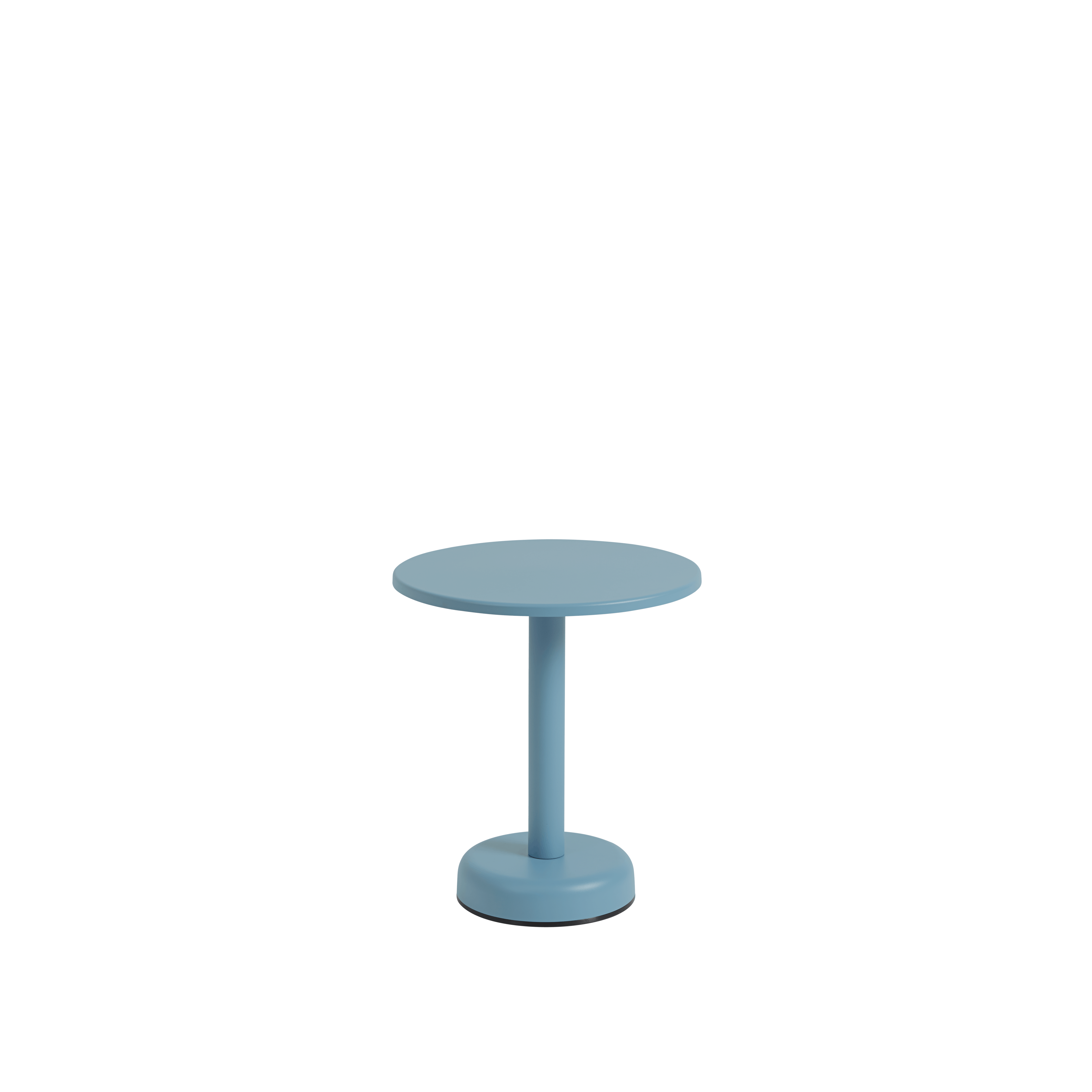 Linear Steel Side Table 16.5 x 18.5, Pale Blue