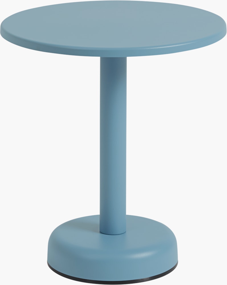 Linear Steel Side Table 16.5 x 18.5, Pale Blue