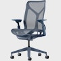 A nightfall mid-back Cosm Chair with height adjustable arms.