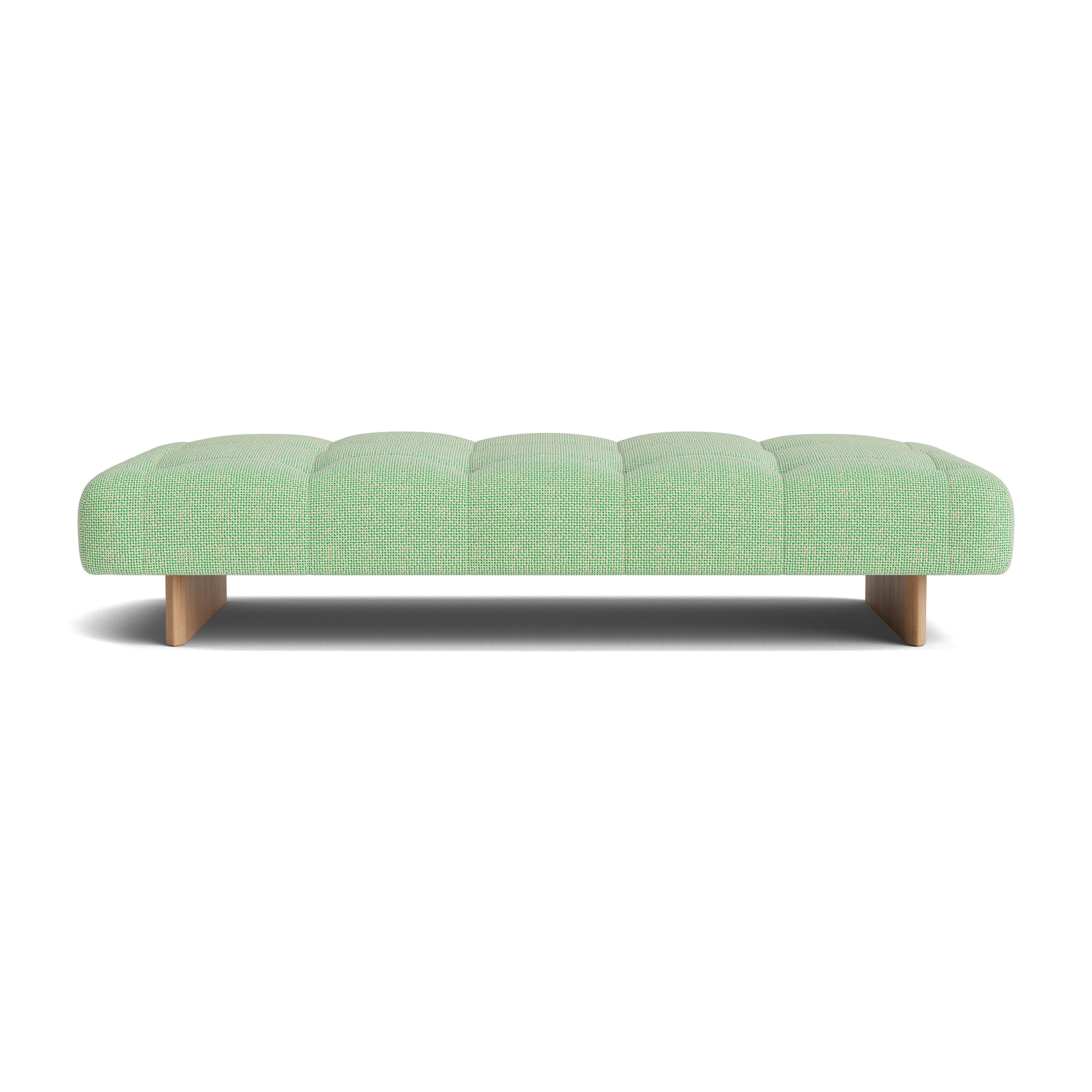 Quilton Lift Daybed - Tartaglia, 989 Green White, Lacquered Oak