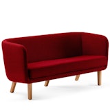 Rockwell Unscripted Sofa Rockwell Unscripted sofa wood base wood legs white oak legs