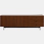 Loop Media Unit,  walnut,  black