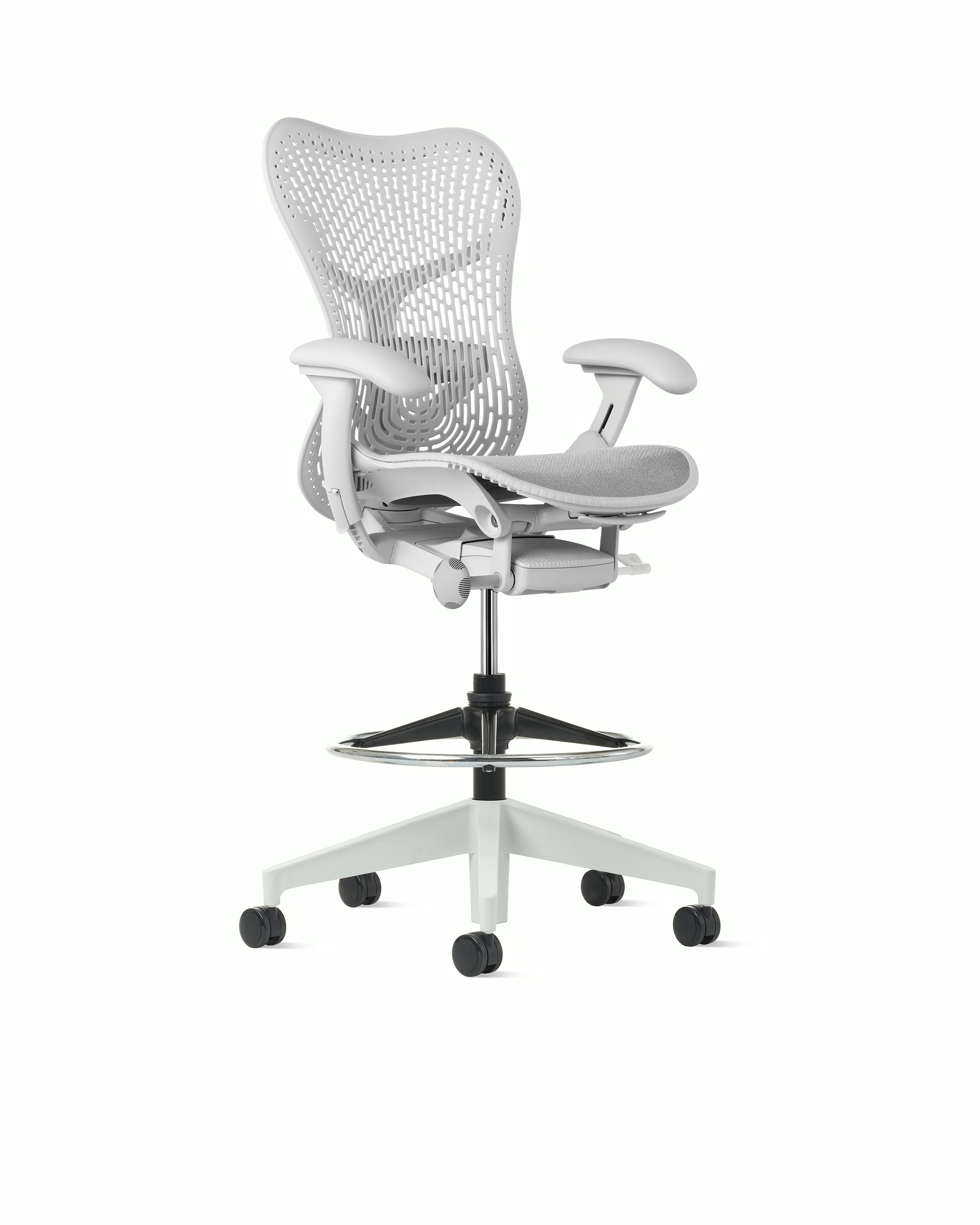 Mirra 2 Stool in Alpine with Alpine Triflex suspension and FlexFront seat