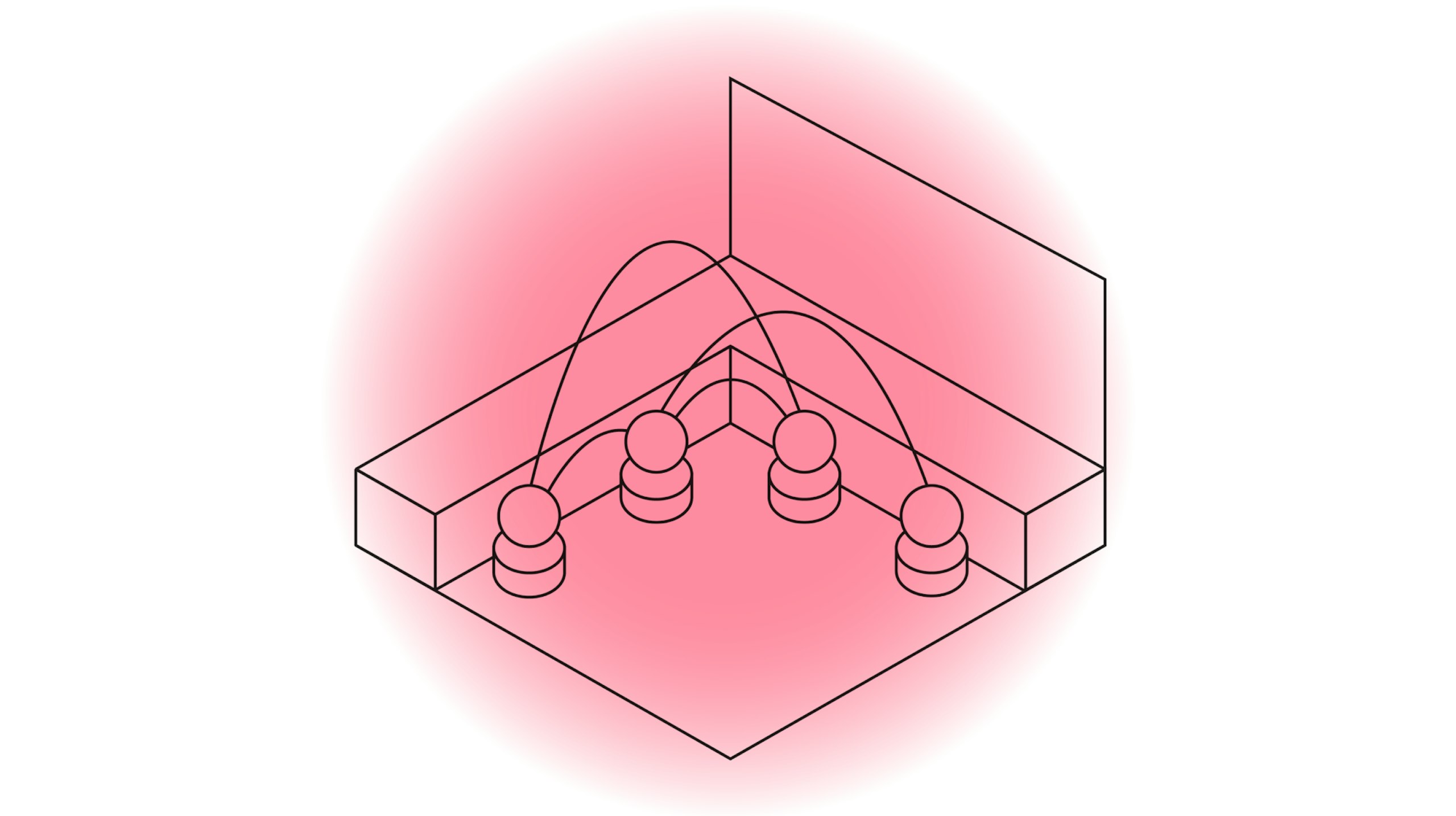 A light red illustration representing the creation of neutral zones