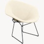 Bertoia Diamond Lounge Chair,  Full Cover