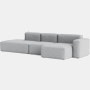 Mags Soft LOW Wide Sectional Chaise