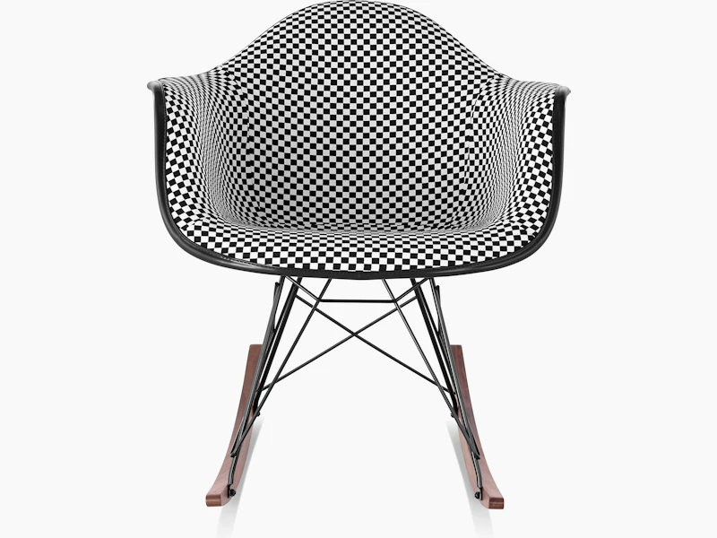 Eames Molded Plastic Armchair, Rocker Base