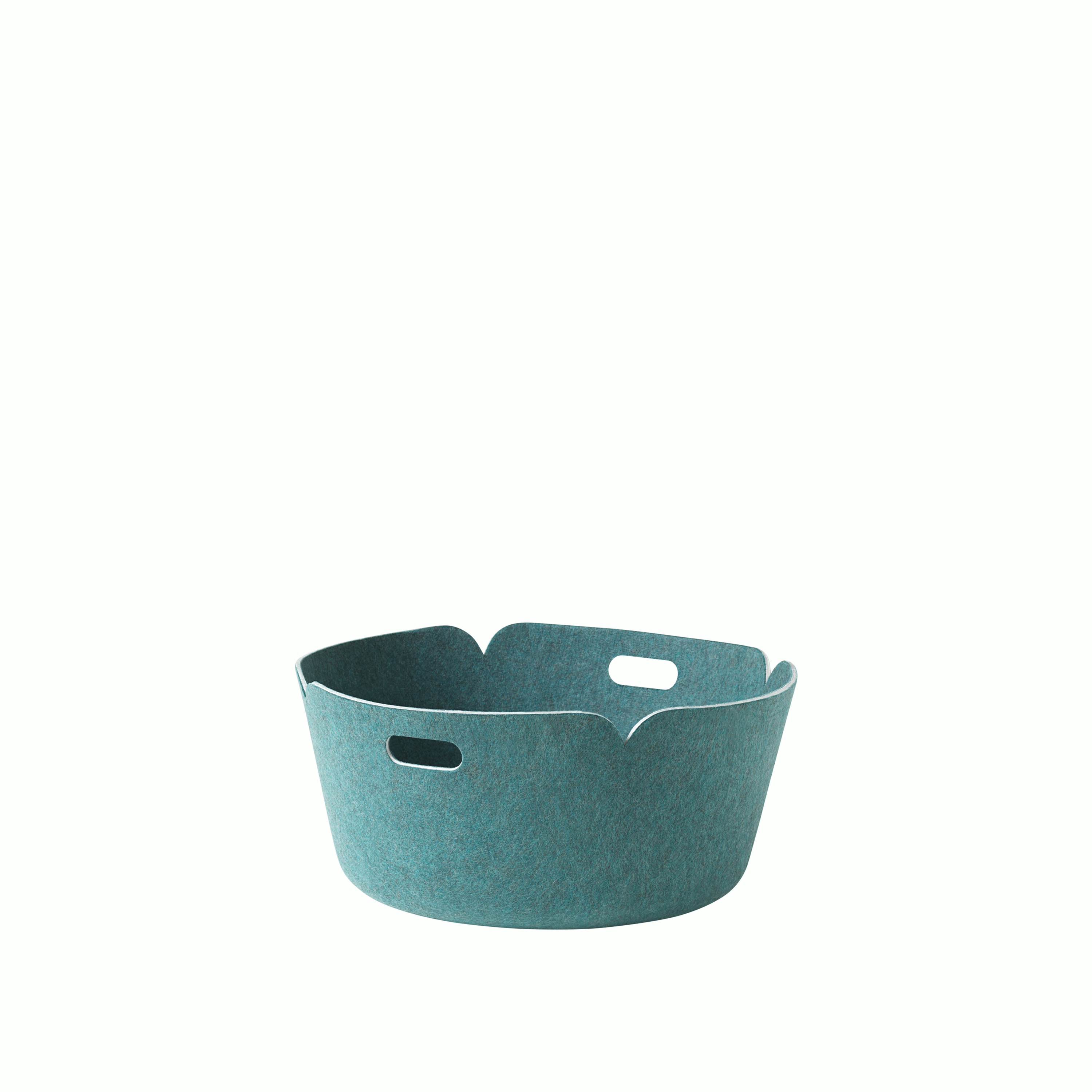 Restore round basket aqua