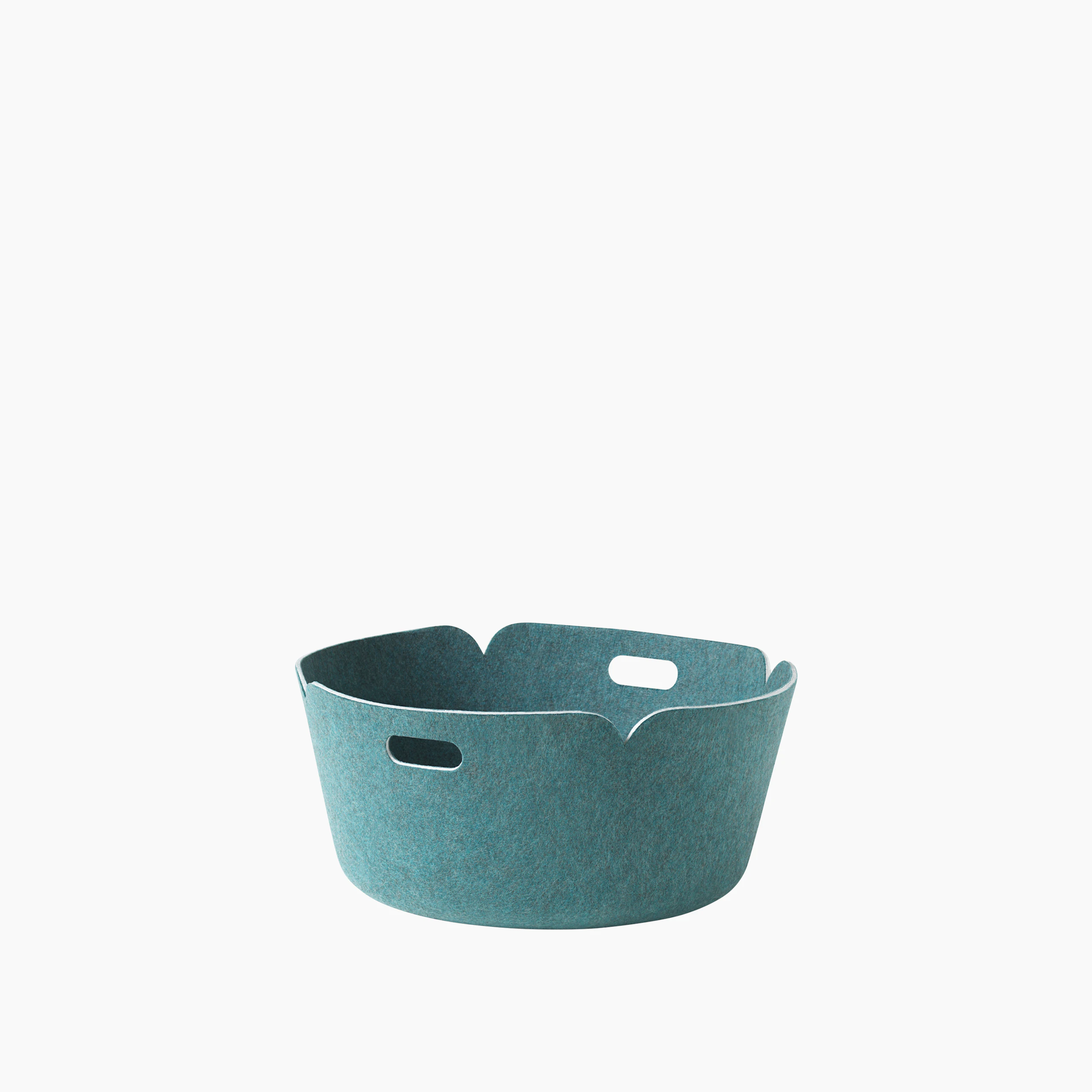 Restore round basket aqua
