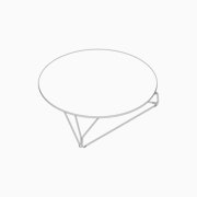 Polygon Large Wire Table