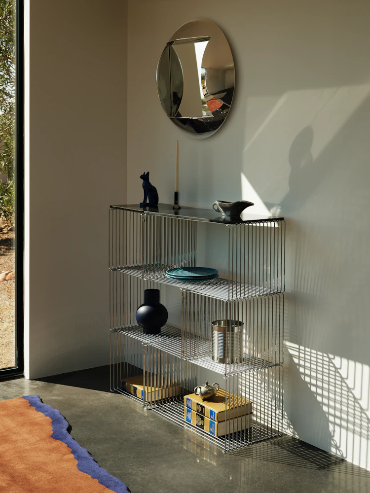 Panton Low Wire Shelving – Design Within Reach Panton Low Wire Shelving – Design Within Reach