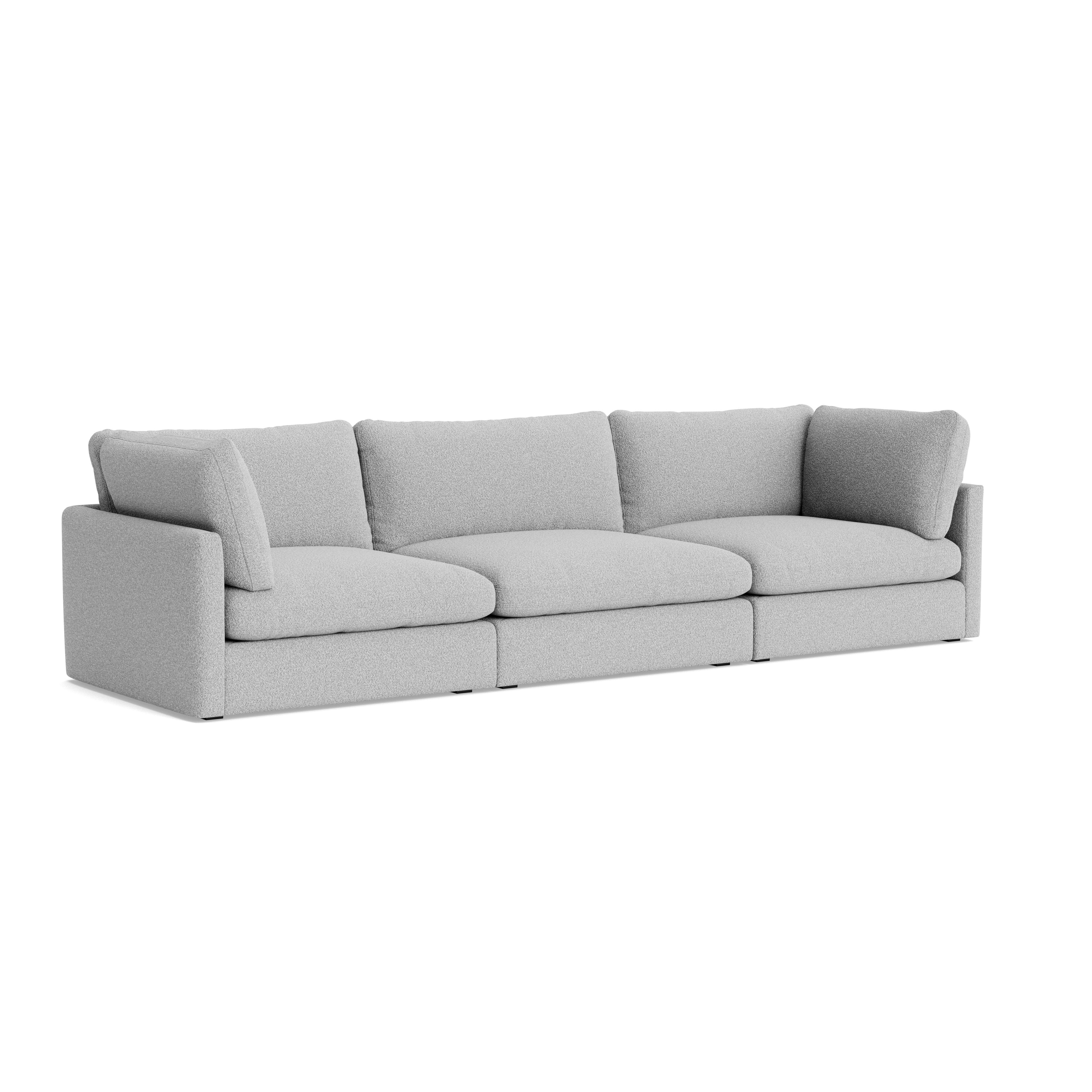 Hackney Lounge 2.0 3 Seat Sofa - Flamiber, C8 Grey