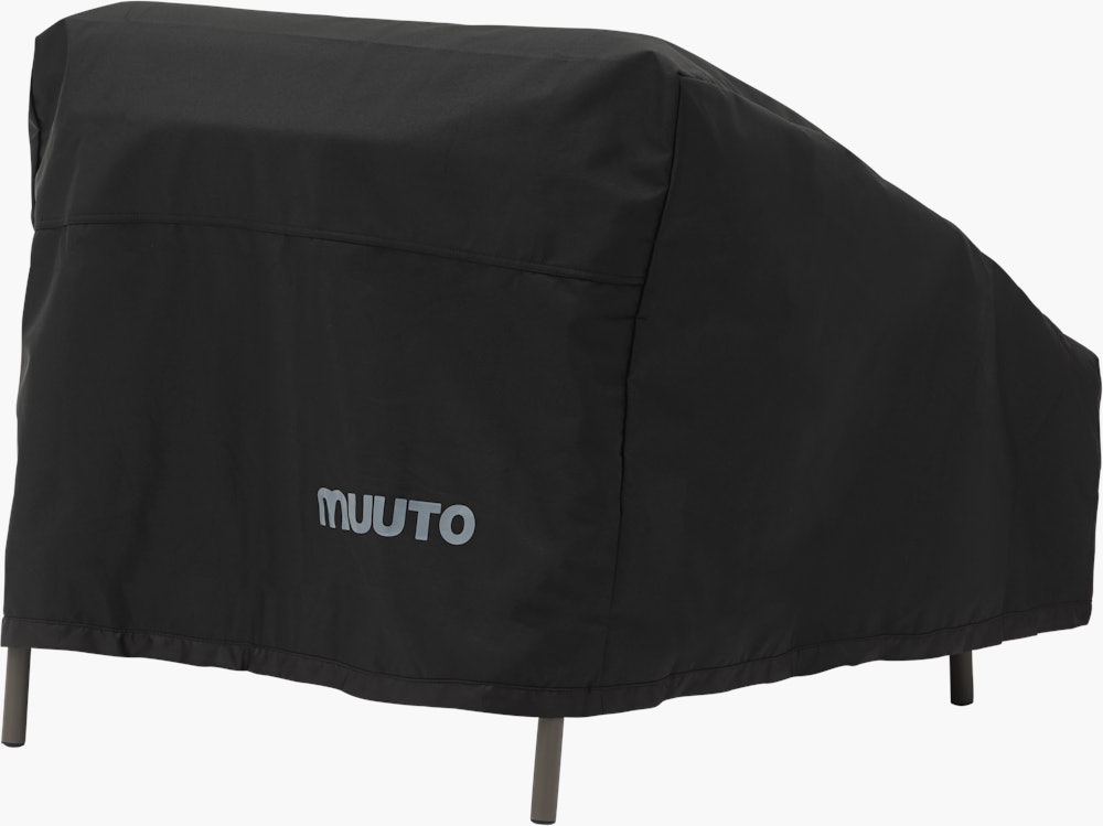Settle Outdoor Lounge Chair Cover in Black