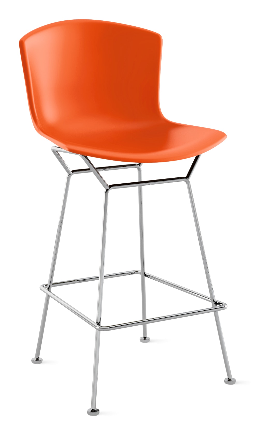 Bertoia Molded Shell Counter Stool