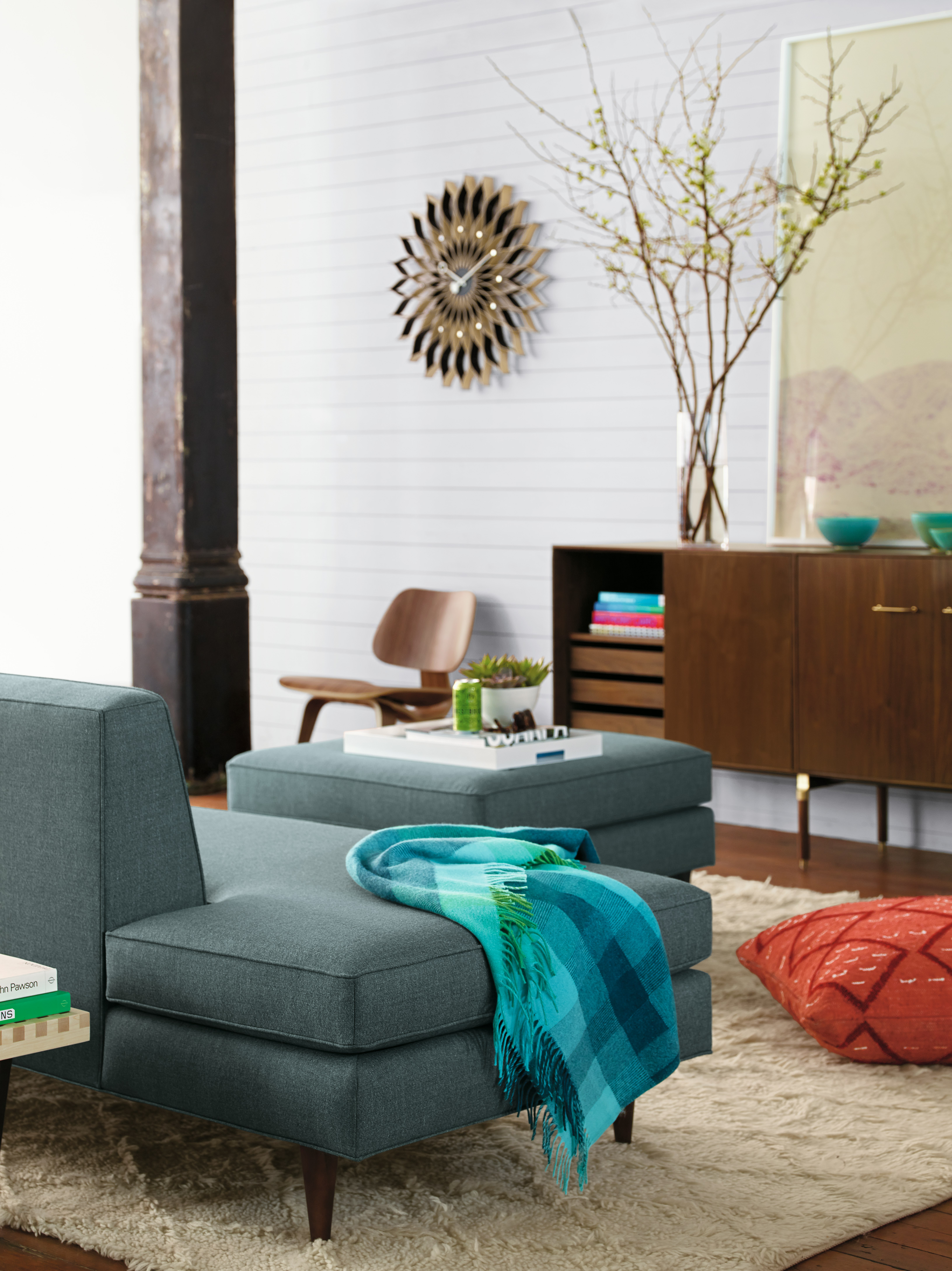 Nelson Sunflower Clock