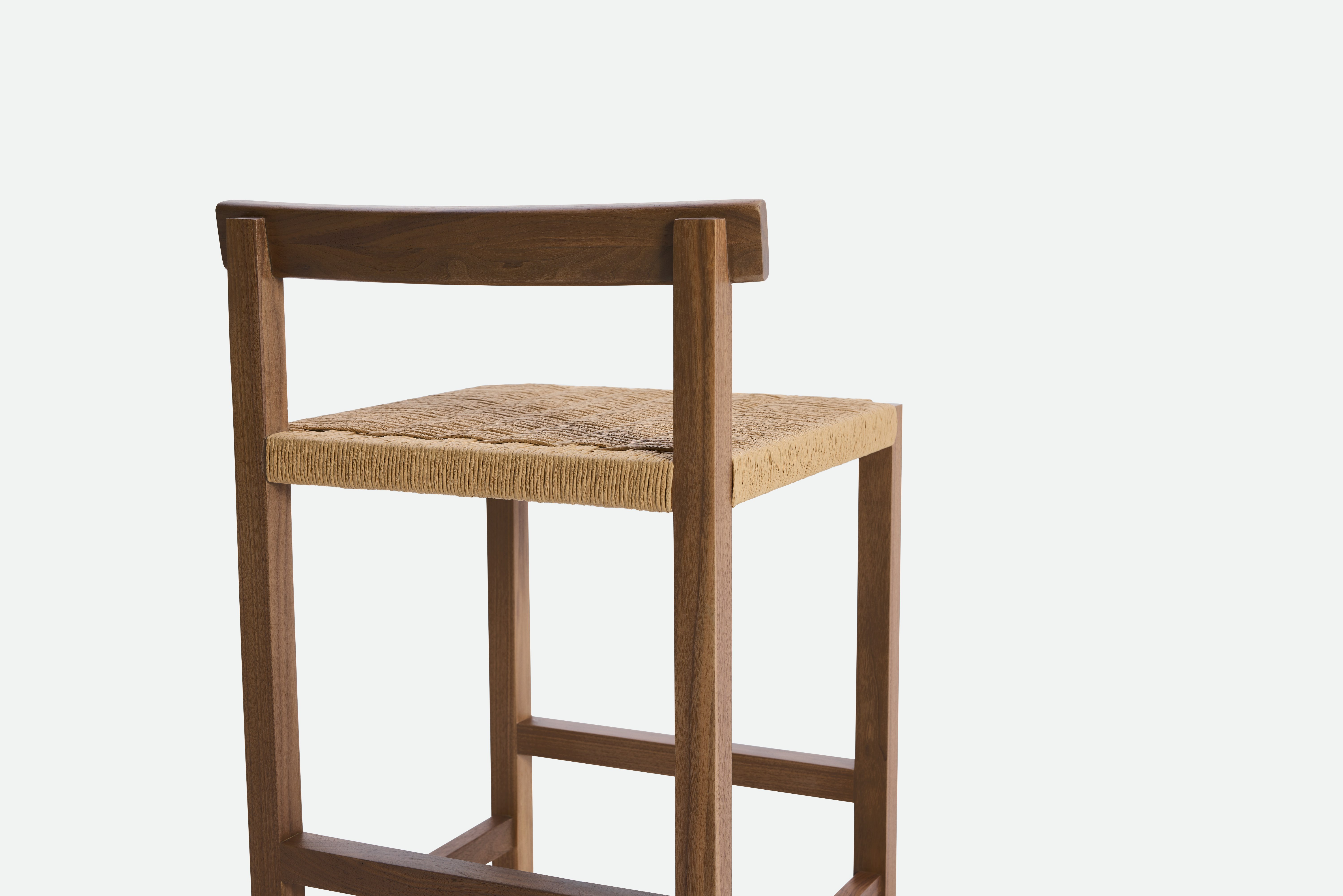 Koi Counter Stool - walnut