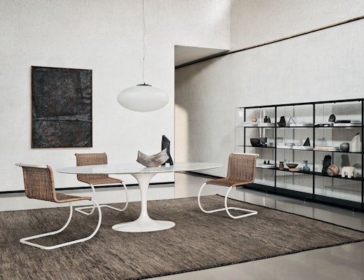 MR Chairs with Saarinen Dining Table MR Chair Saarinen Dining Table