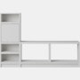 Stacked Hallway Storage - Configuration 1,  Grey,  Plinth