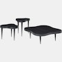Rohde Paldao coffee and side table in ebony front view