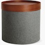 Drum Pouf Tray Drum Pouf Tray, High