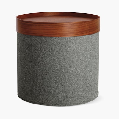 Drum Pouf Tray Drum Pouf Tray, High