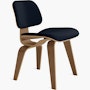 Eames Molded Plywood Dining Chair Wood Base (DCW) Eames Molded Plywood Dining Chair Wood Base (DCW), Upholstered