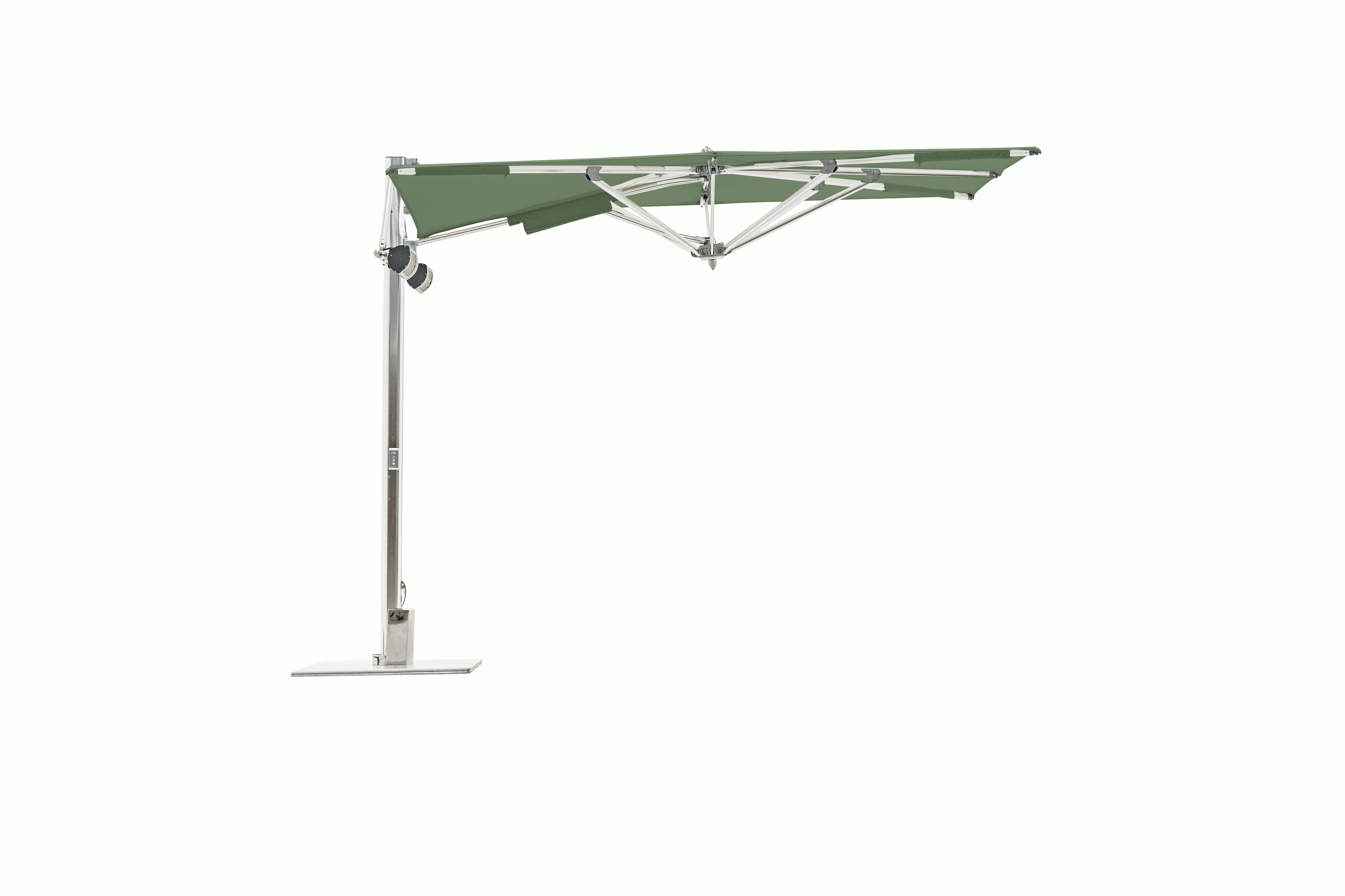 Tuuci Ocean Master Max Low-Profile Cantilever Umbrella w/Heating & Lighting