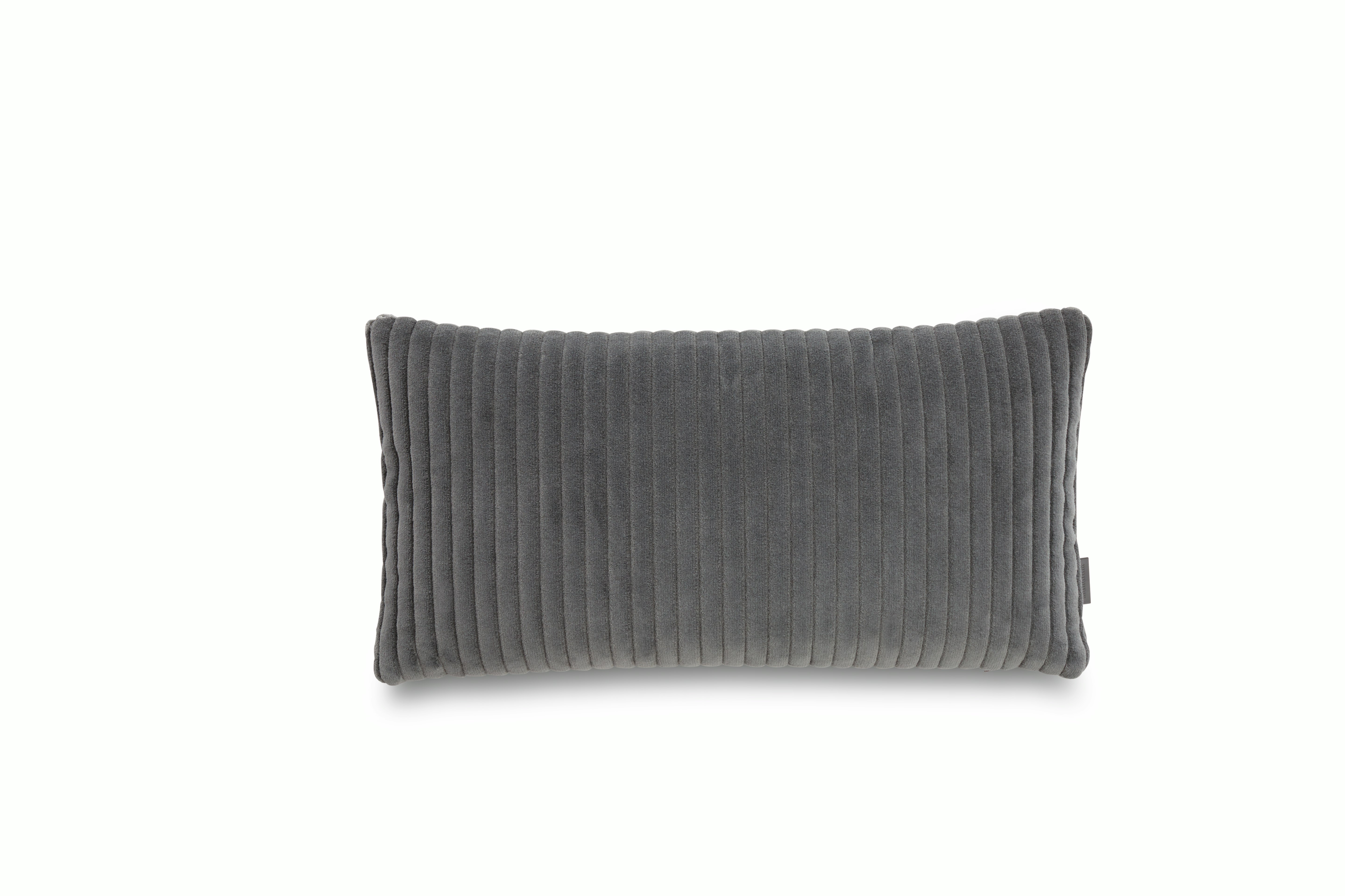 Wide Corduroy Lumbar Throw Pillow