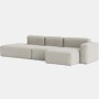 Mags Soft LOW Wide Sectional Chaise