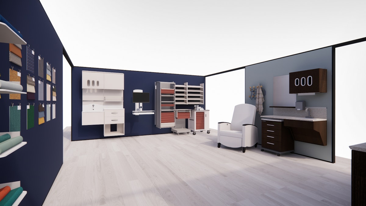 Rendering of room