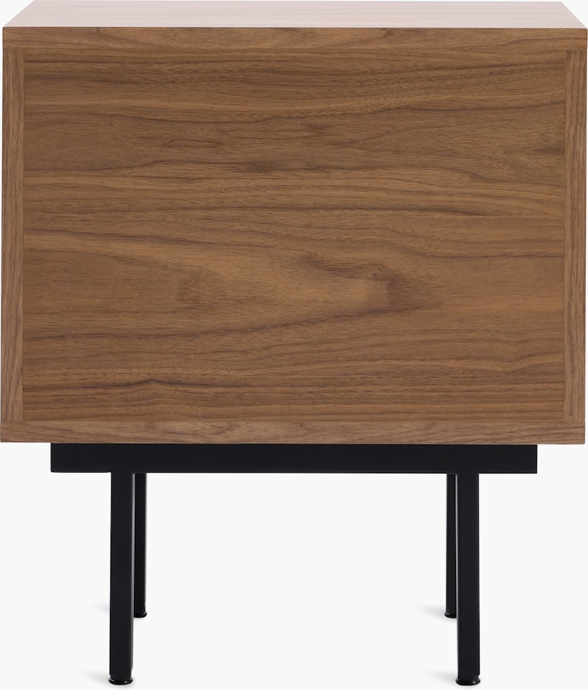 Elemental Bedside Table - walnut