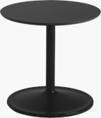 Soft Side Table - 15.7",  16.1 ,  Black / Black"