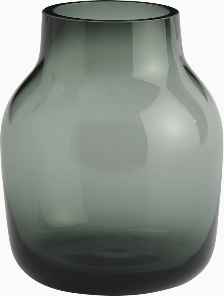 Silent Vase - Small, Dark Green