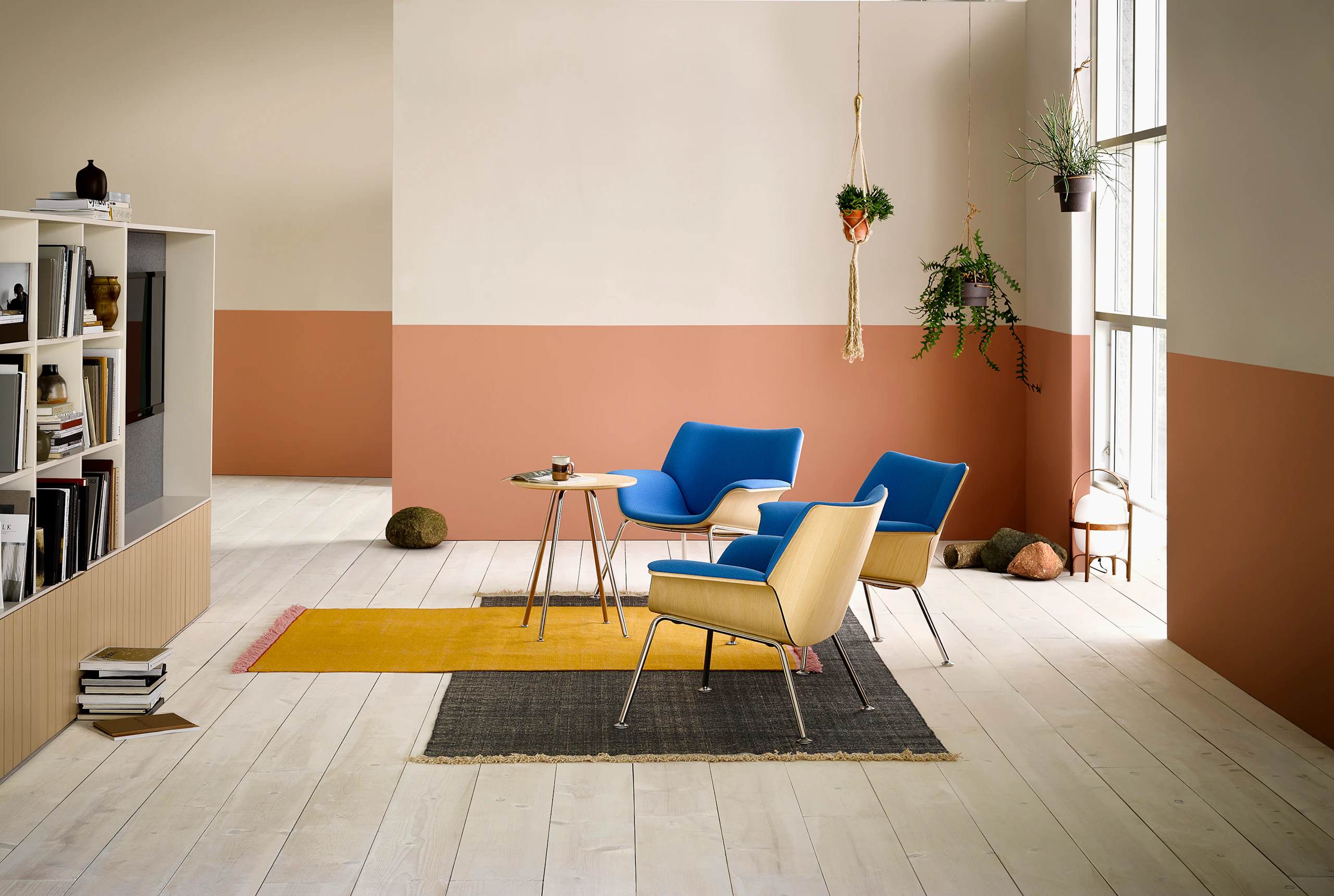 Swoop Plywood Lounge Chairs with Locale
