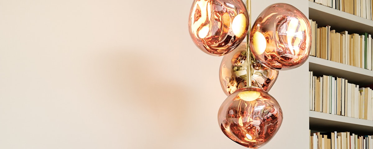 Closeup of Melt Chandelier Mini