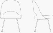 Side Chair - Metal Legs