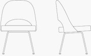 Side Chair - Metal Legs