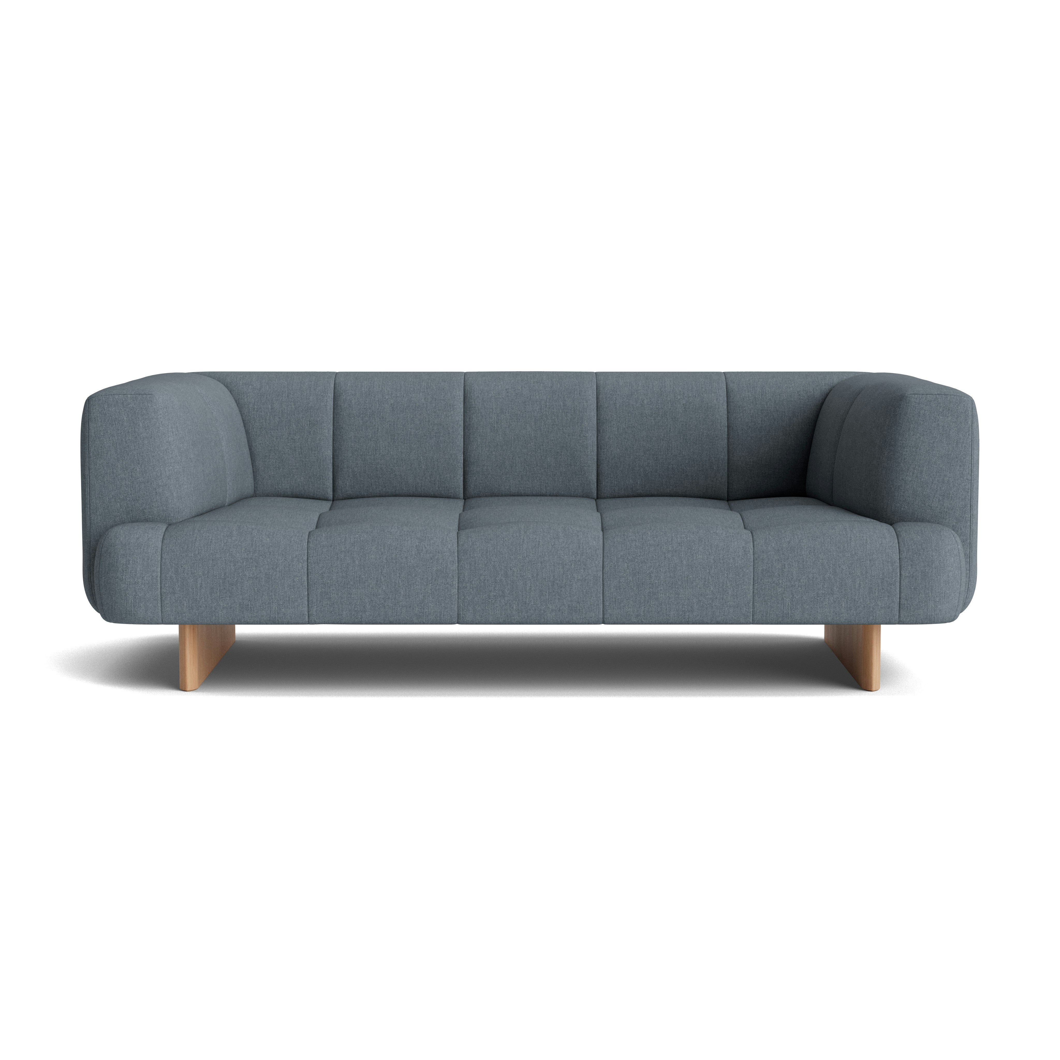 Quilton Lift Sofa - 2-Seat Sofa, Metaphor, Crossroads, Lacquered Oak