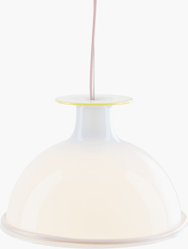 Mark Pendant - 11.8 x 8.46, Pink / Yellow