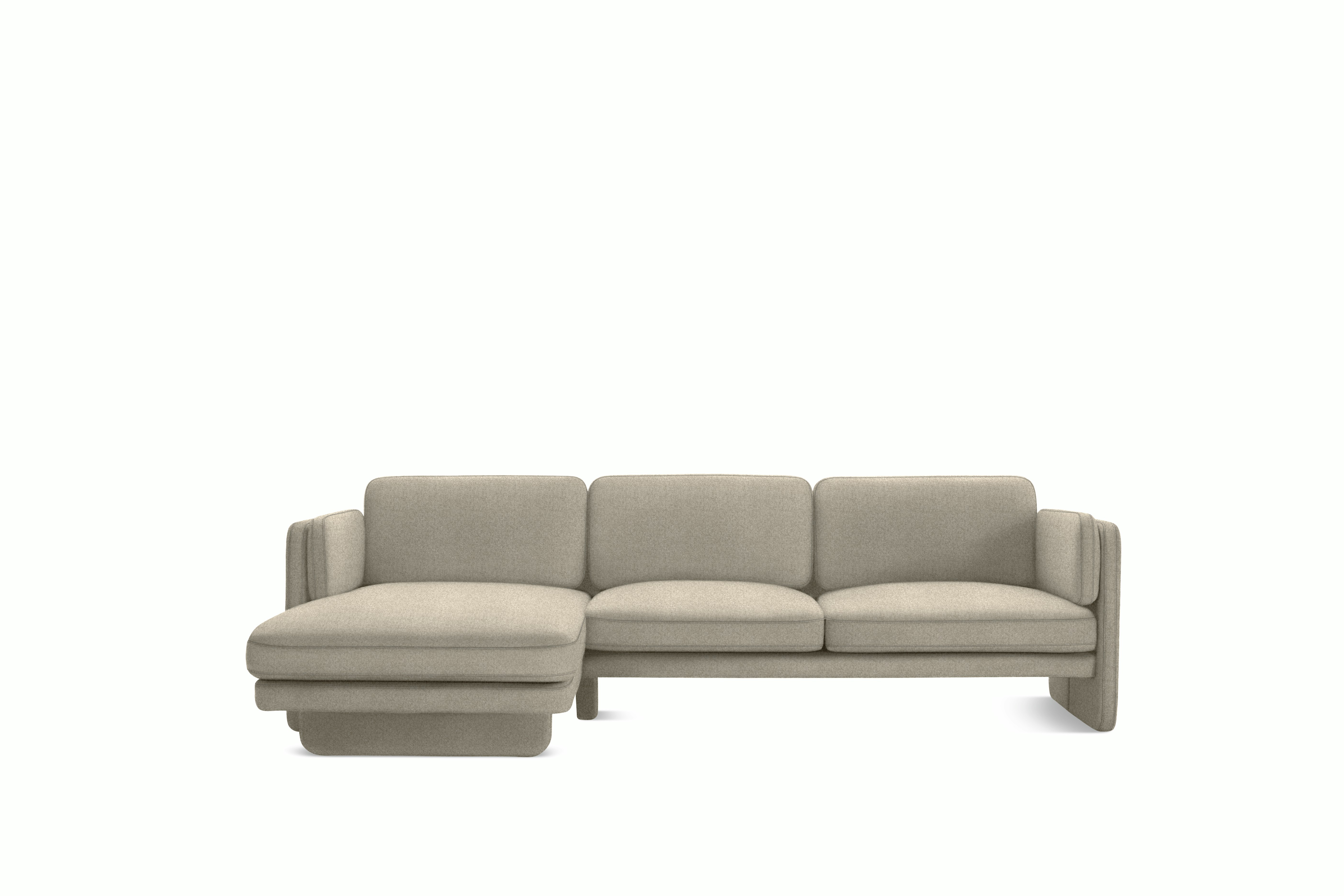 Pastille Sectional Chaise 105" - Left Facing