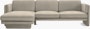 Pastille Sectional Chaise, 105"