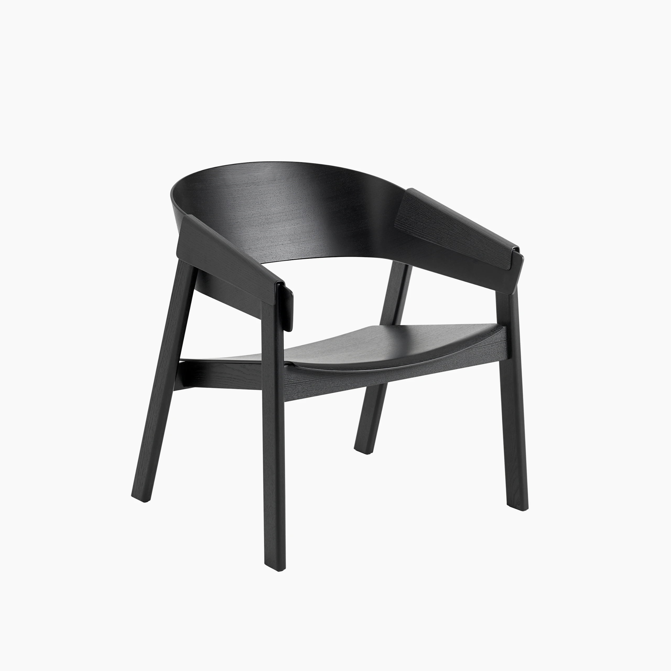Cover lounge chair black Muuto