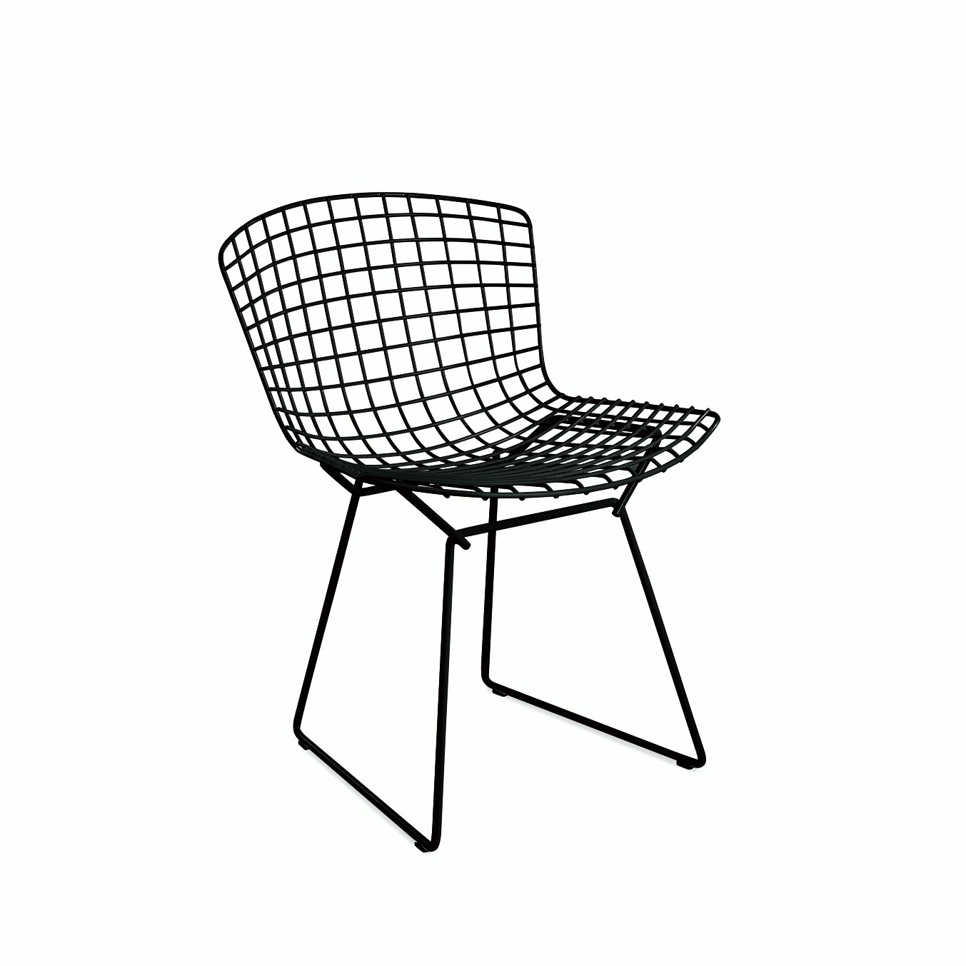 Bertoia Side Chair - Black