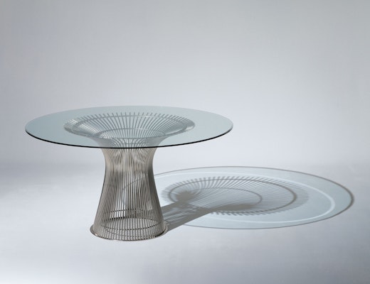 Knoll wire and glass Platner Dining Table