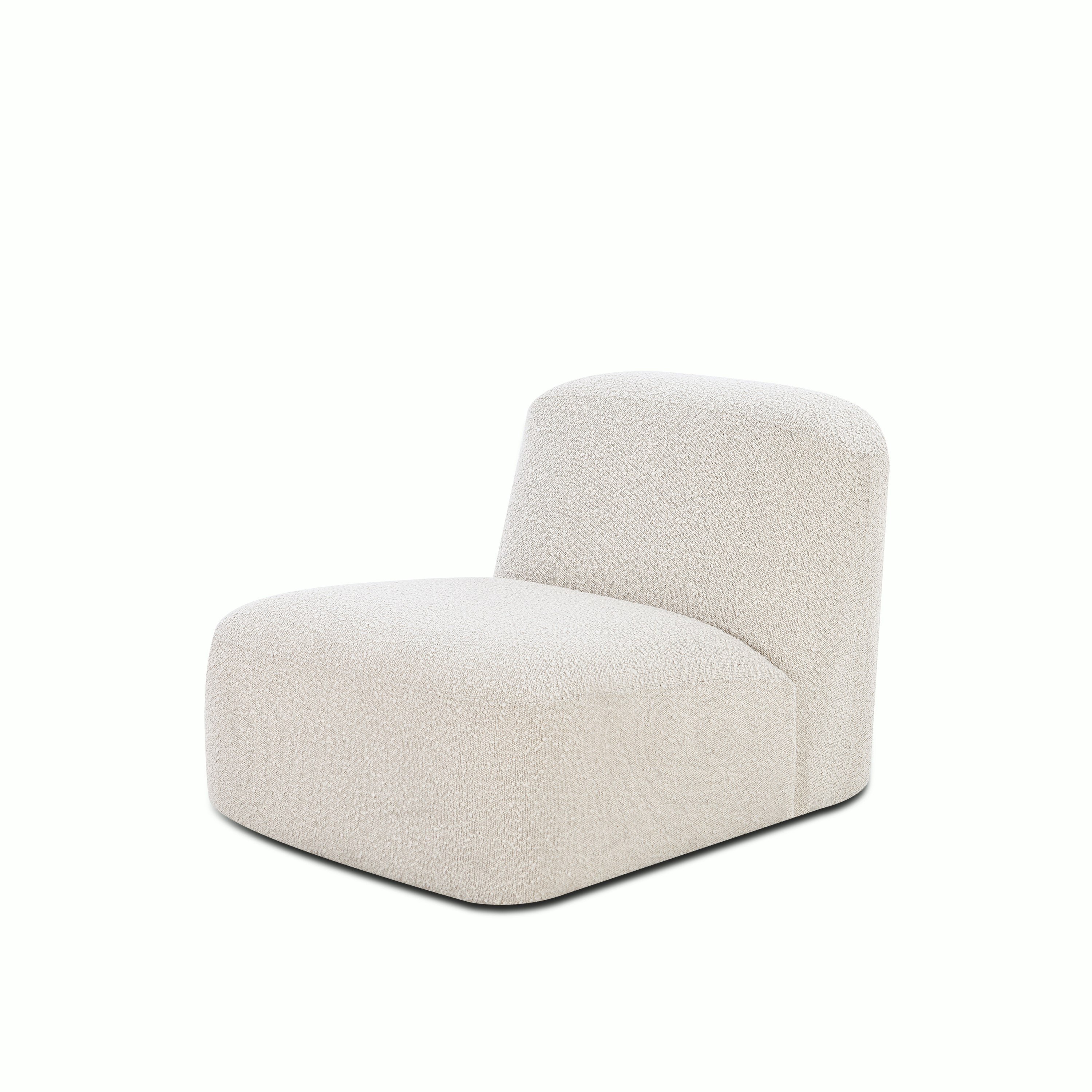 Muse Armless Single Seater, Bronte LaCreme