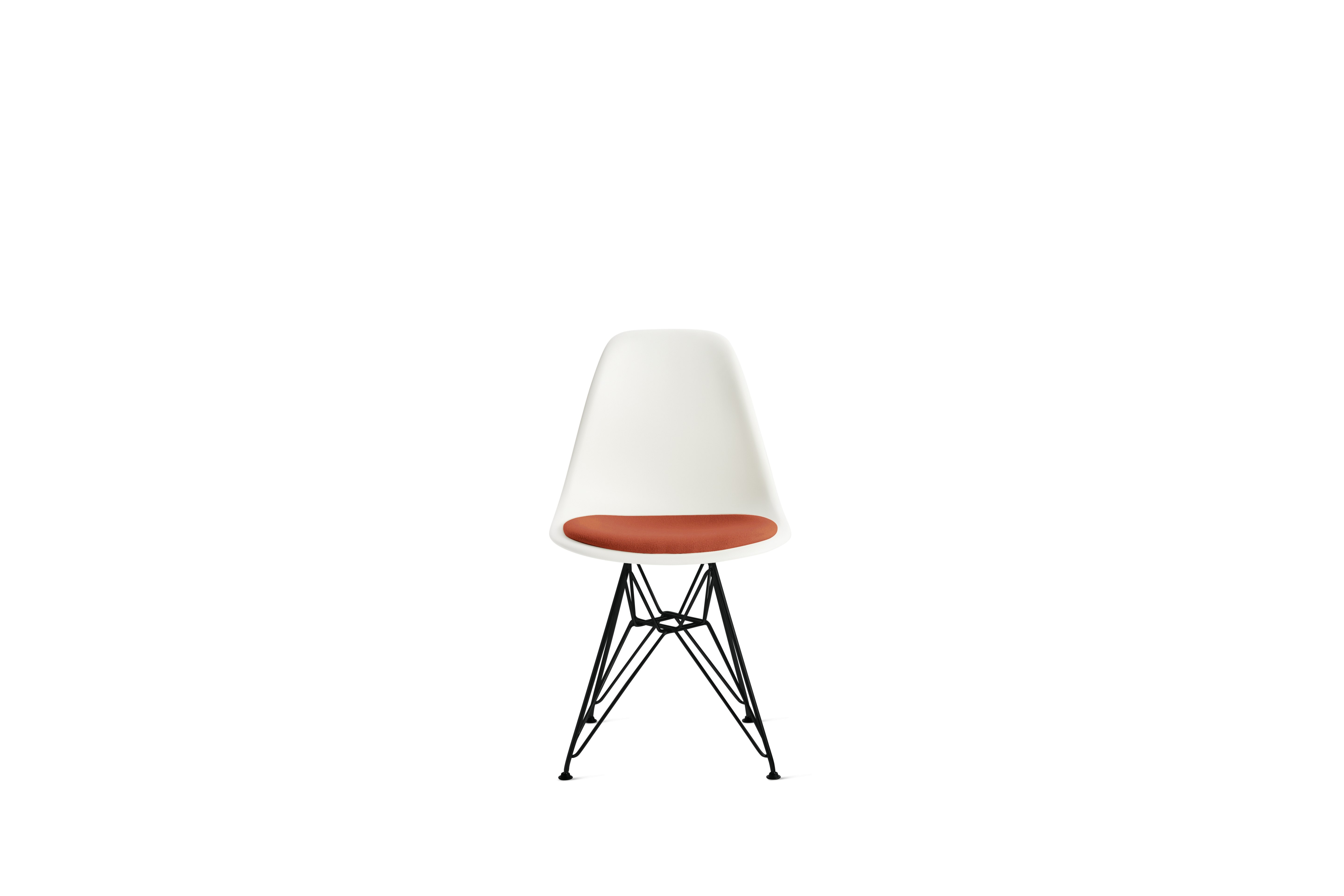 Eames Recycled Plastic Side Chair with Seat Pad
