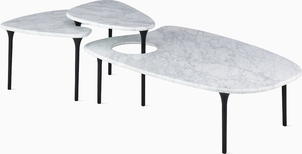 Cyclade Table, Family in marble
